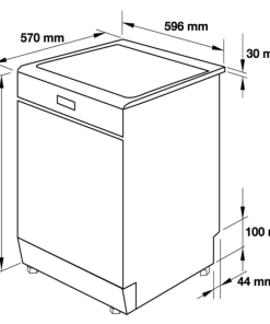 MÁY RỬA CHÉN ĐỘC LẬP HAFELE HDW F60C